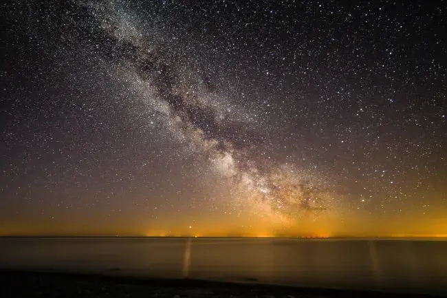 Mælkevejen fra stranden