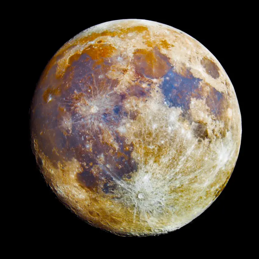 moon in colours