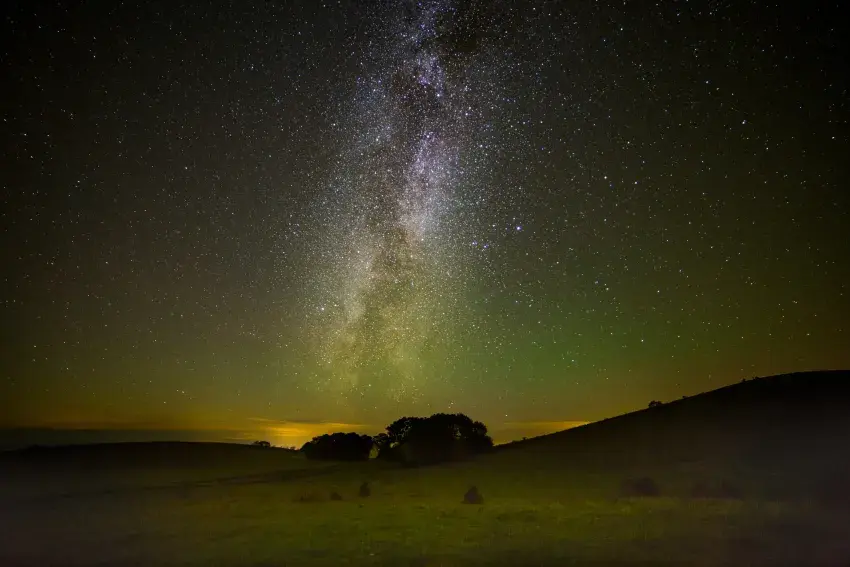 Airglow over Mandemarke bakker