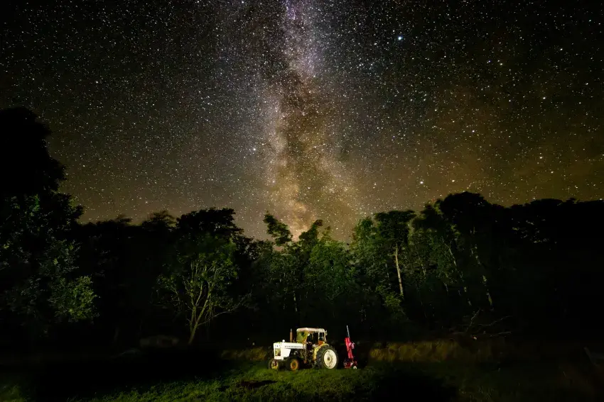 Mælkevejen over Dark Sky Camp
