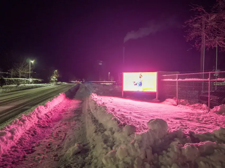 LED skilt