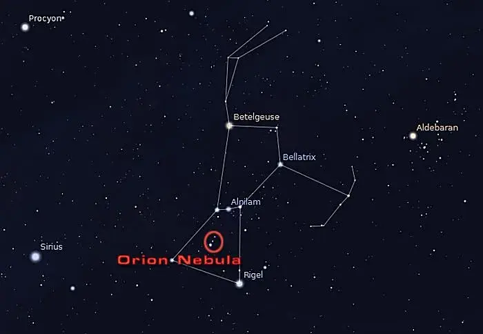 Orion map