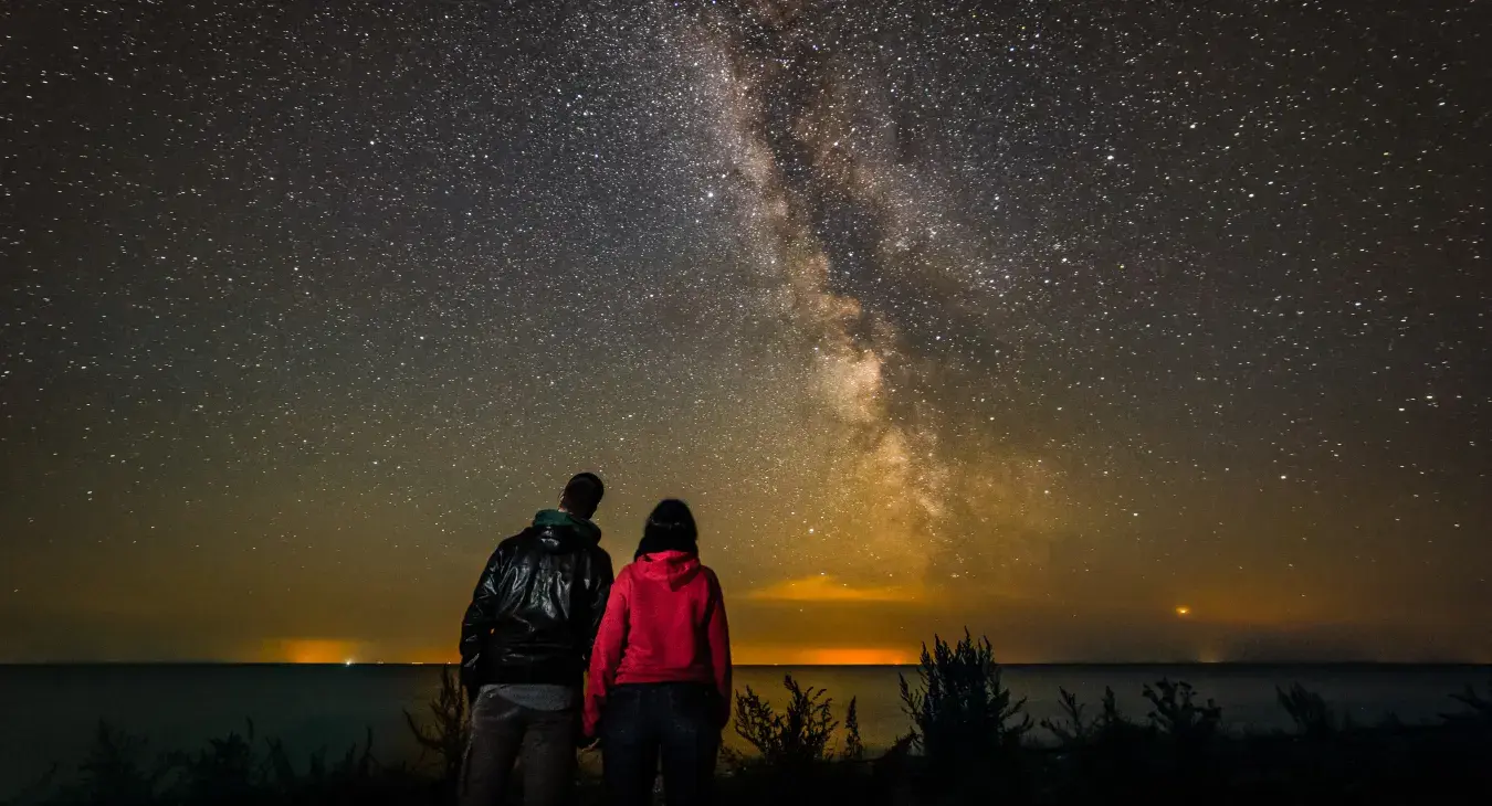 Dark Sky tur ved stranden