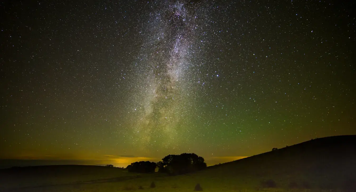 Airglow over Mandemarke bakker