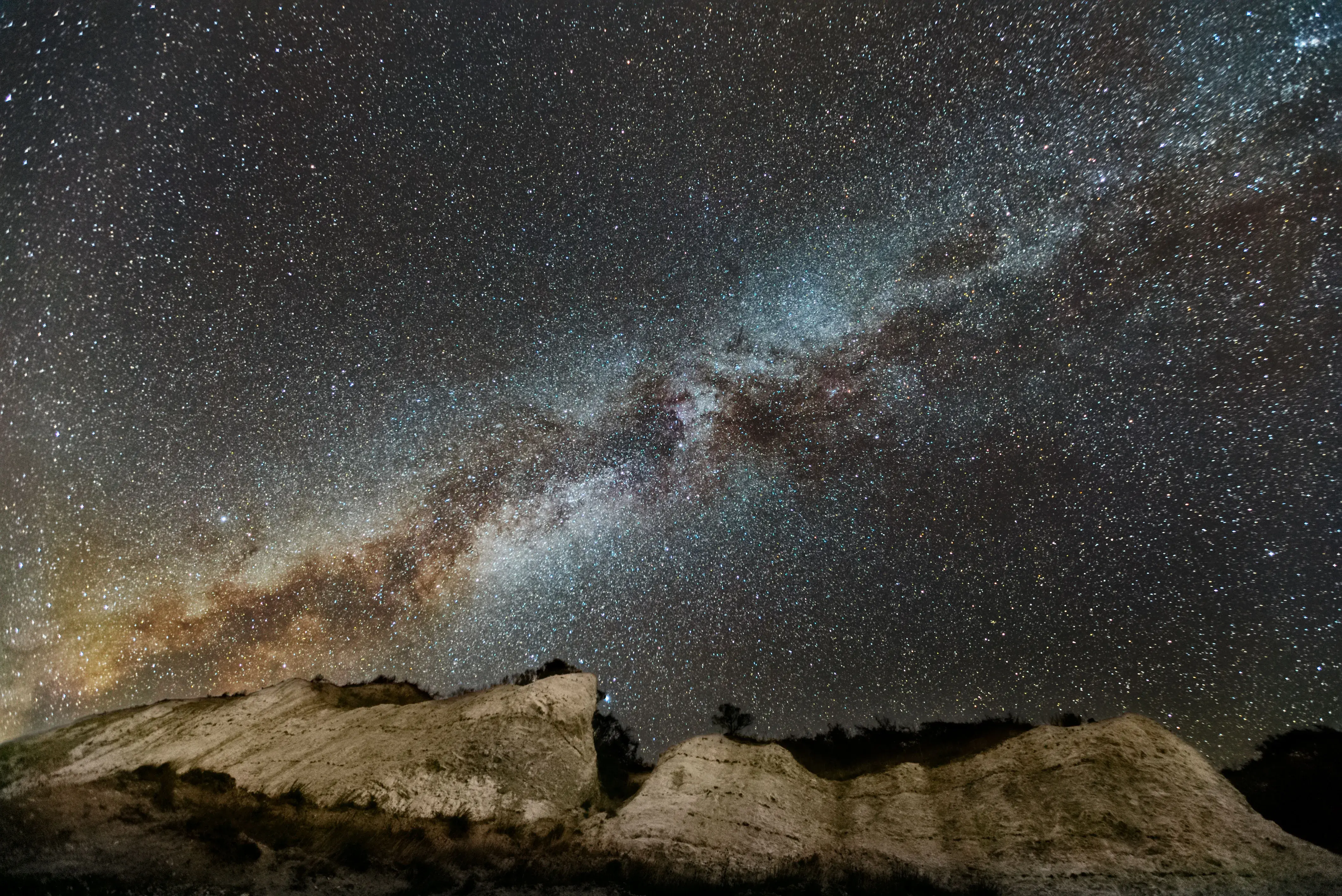 Milky Way at Møns Klint